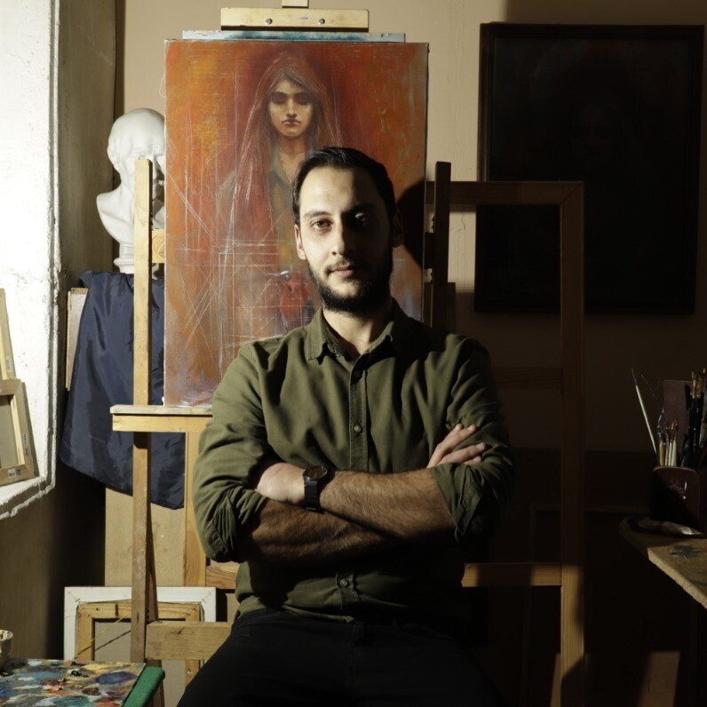 Ara Gasparyan - The artist at work