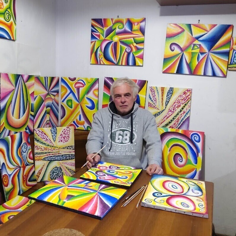 Arduino Rossi - L'artista al lavoro