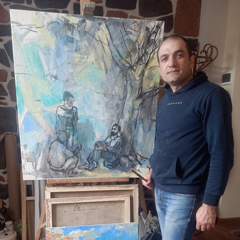 Arman Avagyan - The artist at work