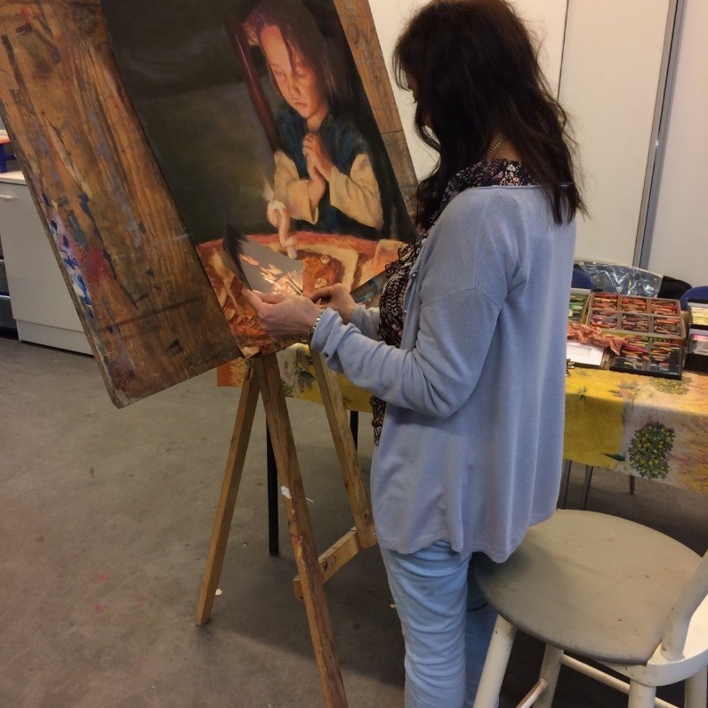 Armelle Panay - The artist at work