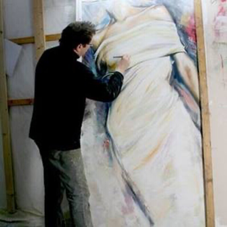 Arno Bruse - The artist at work