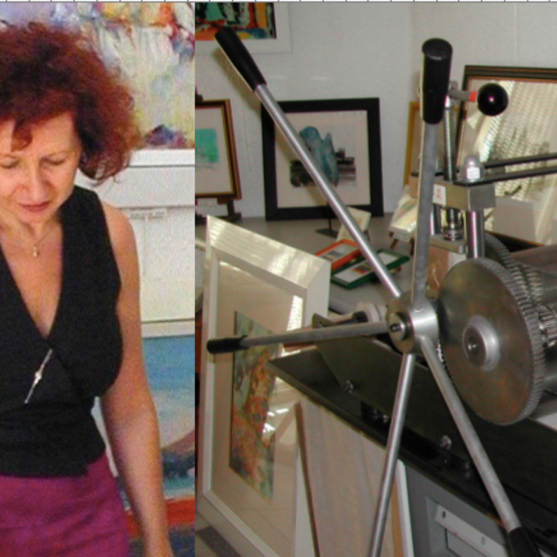 Michèle Froment - L'artiste au travail