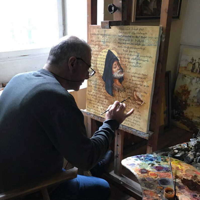 Artavazd Talalyan - The artist at work