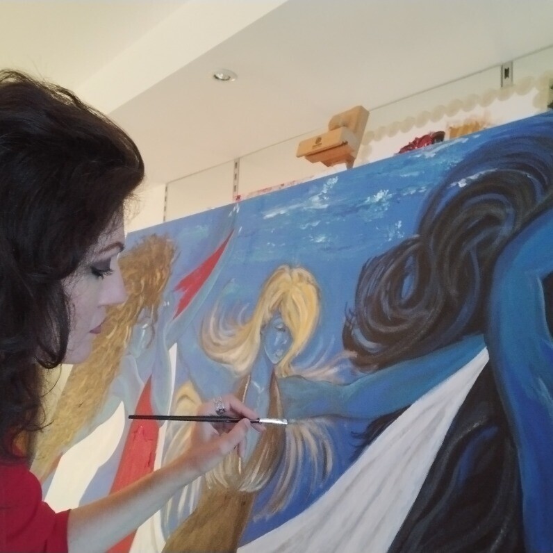 Arteviva - The artist at work