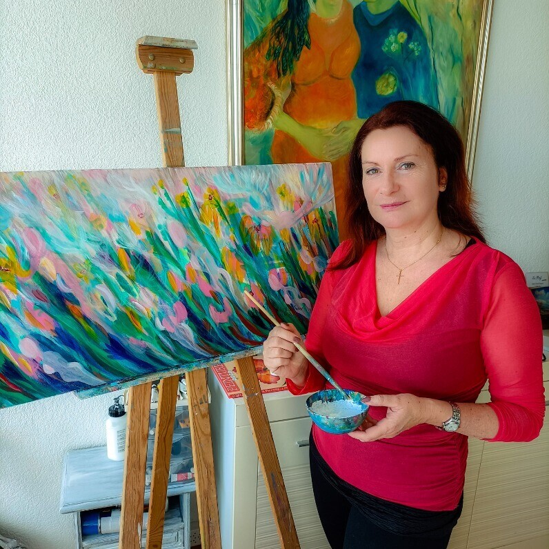 Astrid Jordi Dussert - The artist at work