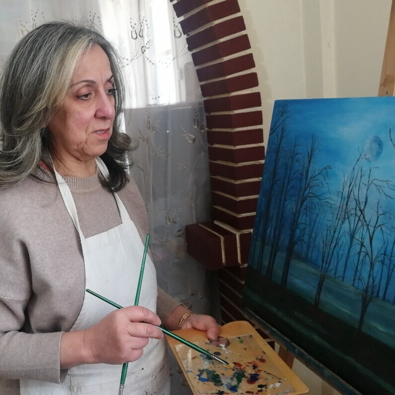Attika Boubezari - L'artiste au travail