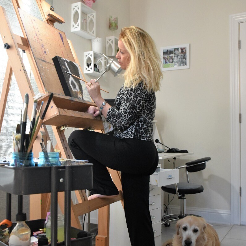 Audrey Delaye - The artist at work