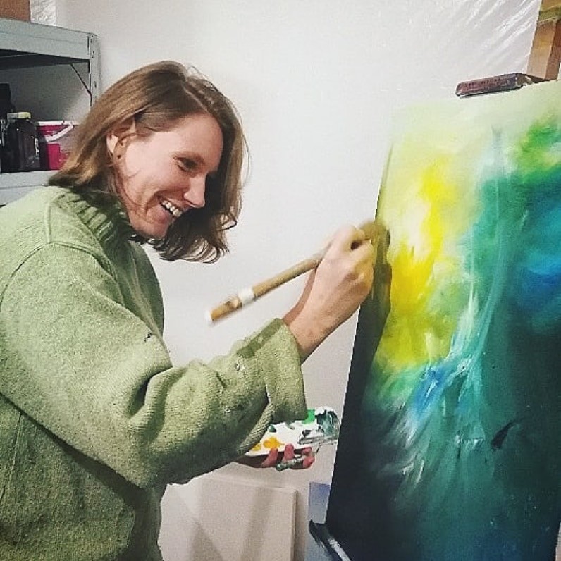 Auriane Phillippon - The artist at work