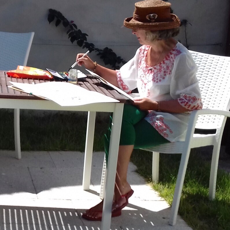 Barbara Craig - The artist at work