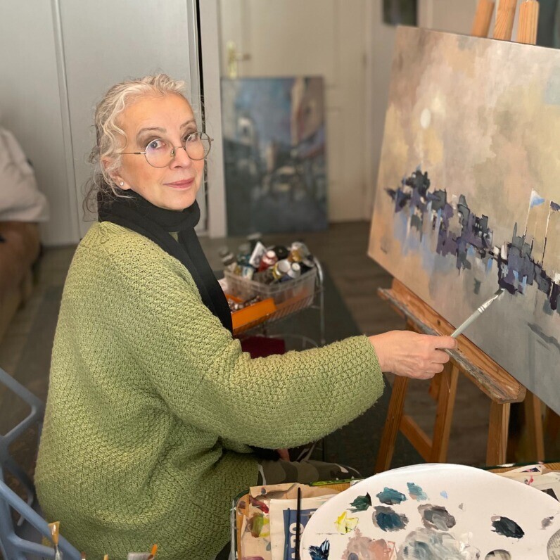 Barbara Delaplace - L'artiste au travail