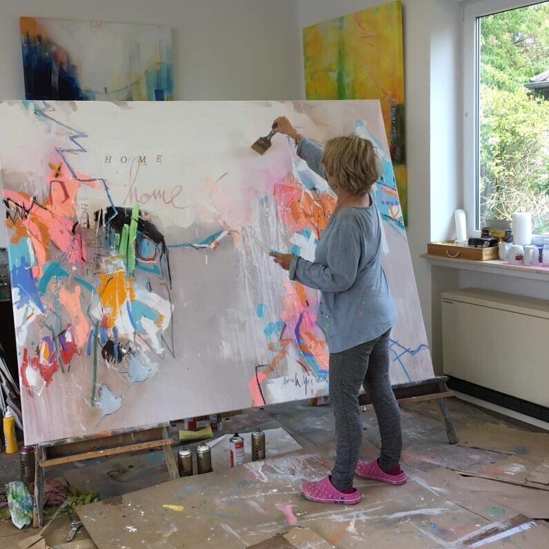 Bea Schubert - The artist at work