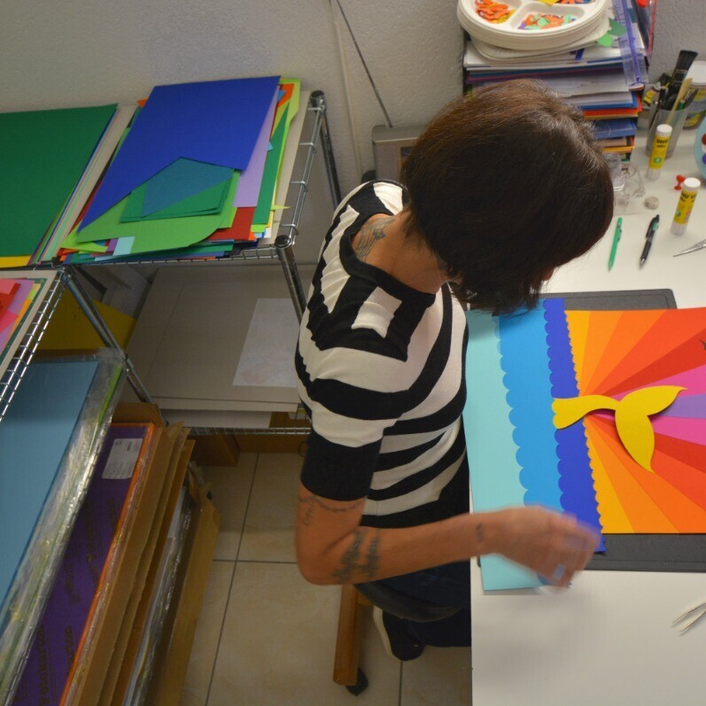 Beatrice Sartori - L'artiste au travail