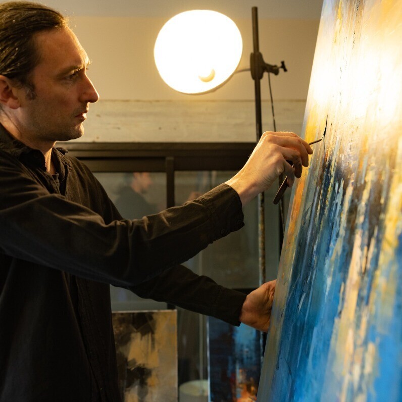 Benoit Havard - L'artiste au travail