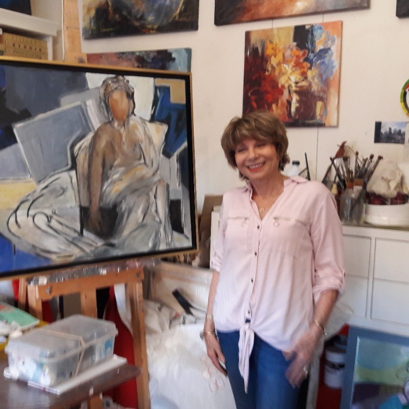 Brigitte Krief - L'artiste au travail
