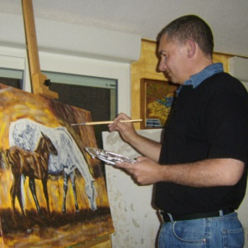 Bruno Lemasson - The artist at work