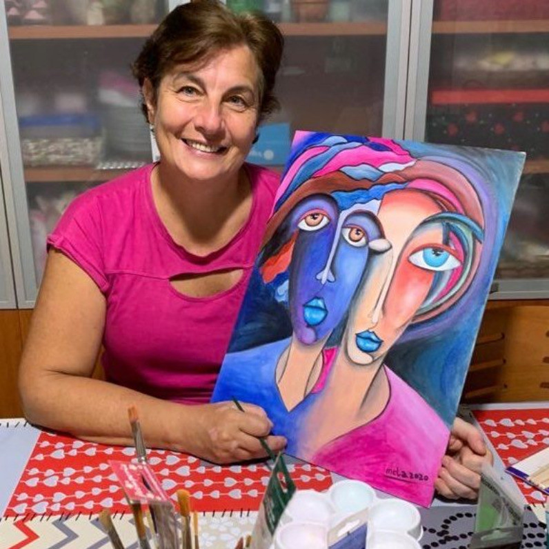 Carmela Cioffi - L'artista al lavoro