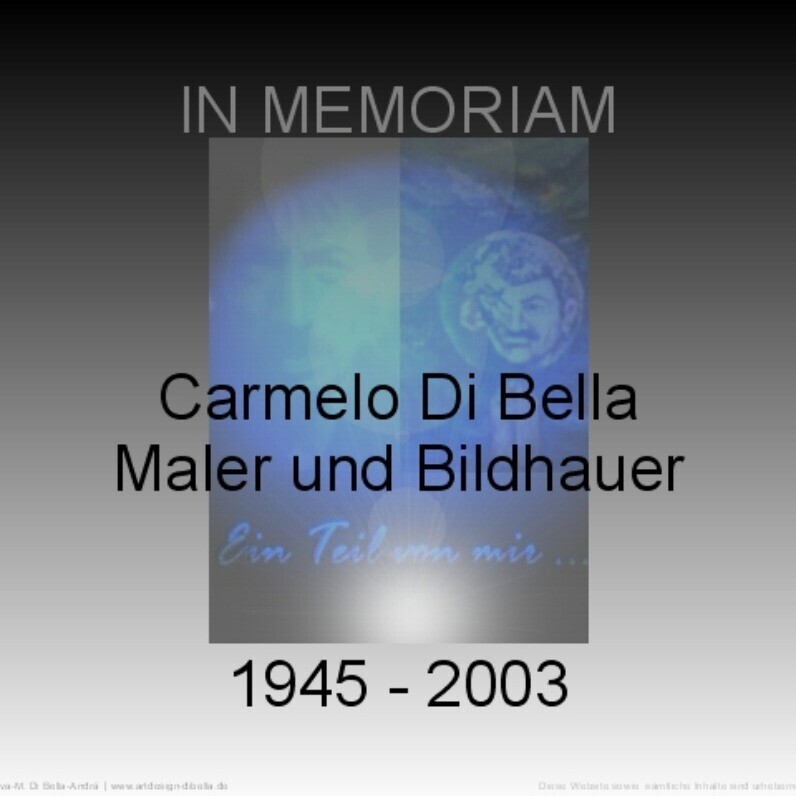 Carmelo Di Bella (1945-2003) - Der Künstler bei der Arbeit