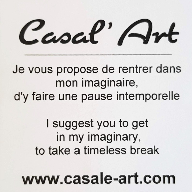 Casal'Art - El artista trabajando