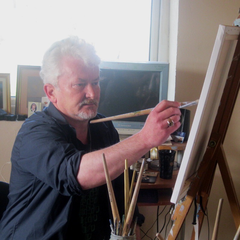 Cathal O Malley - L'artiste au travail