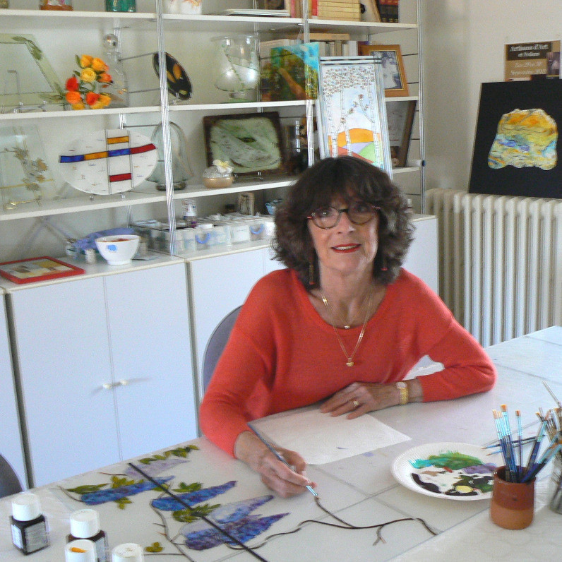 Catherine Bosser - El artista trabajando