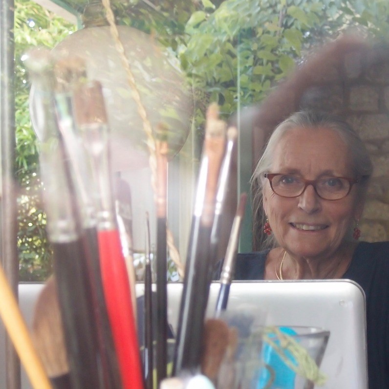 Catherine Chesneau - L'artiste au travail