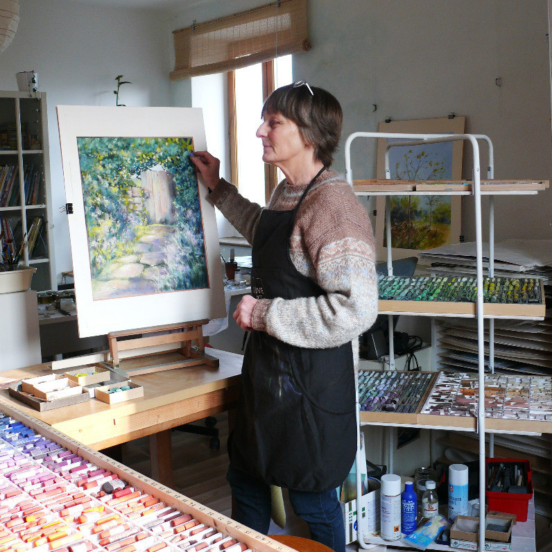 Catherine Vanel - The artist at work