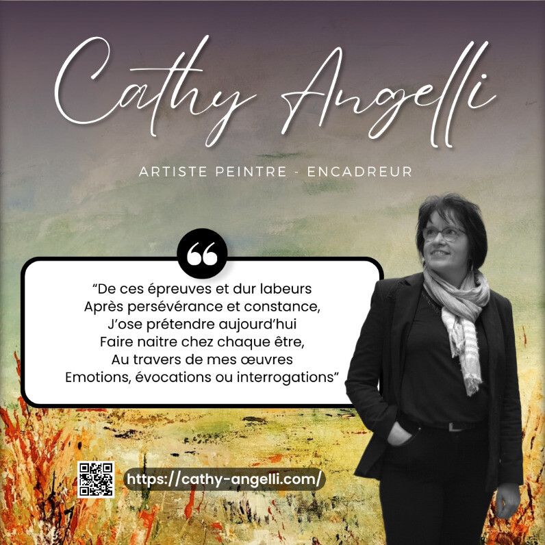 Cathy Angelli - L'artiste au travail