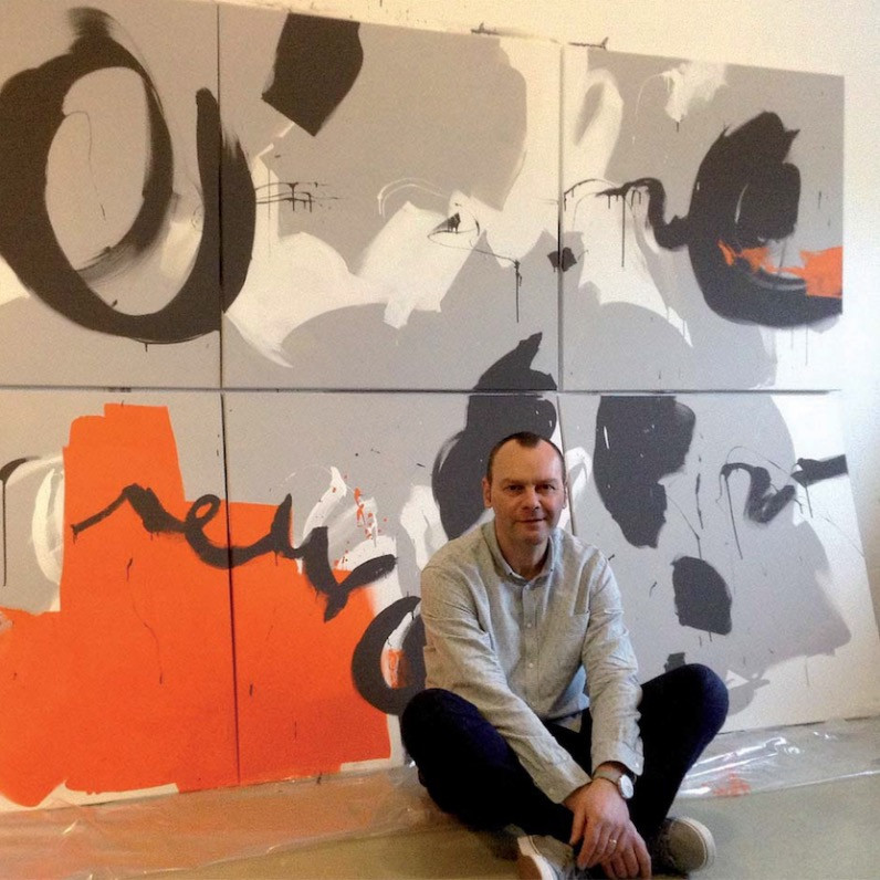 Franck Chambrun - O artista no trabalho