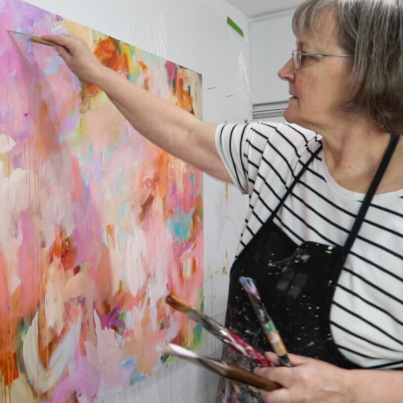 Chantal Proulx - The artist at work