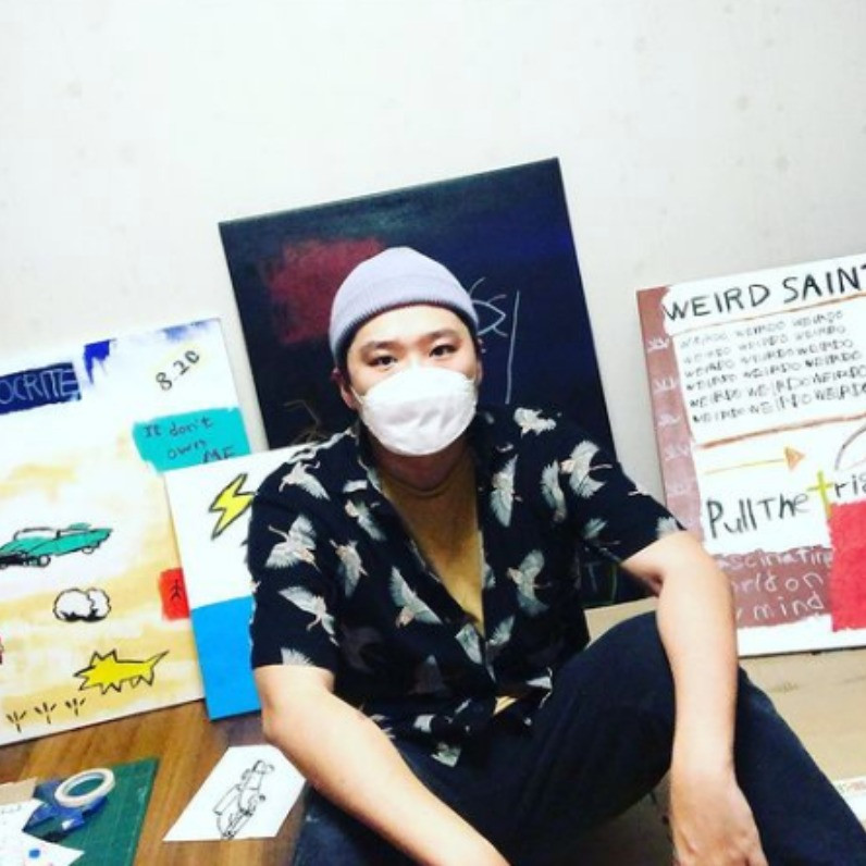 Taeyang Hong - The artist at work