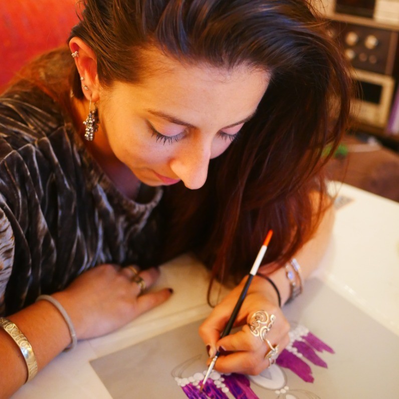 Chloe Garas - L'artiste au travail