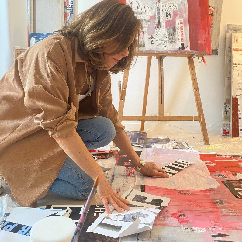 Christine Giboni - The artist at work