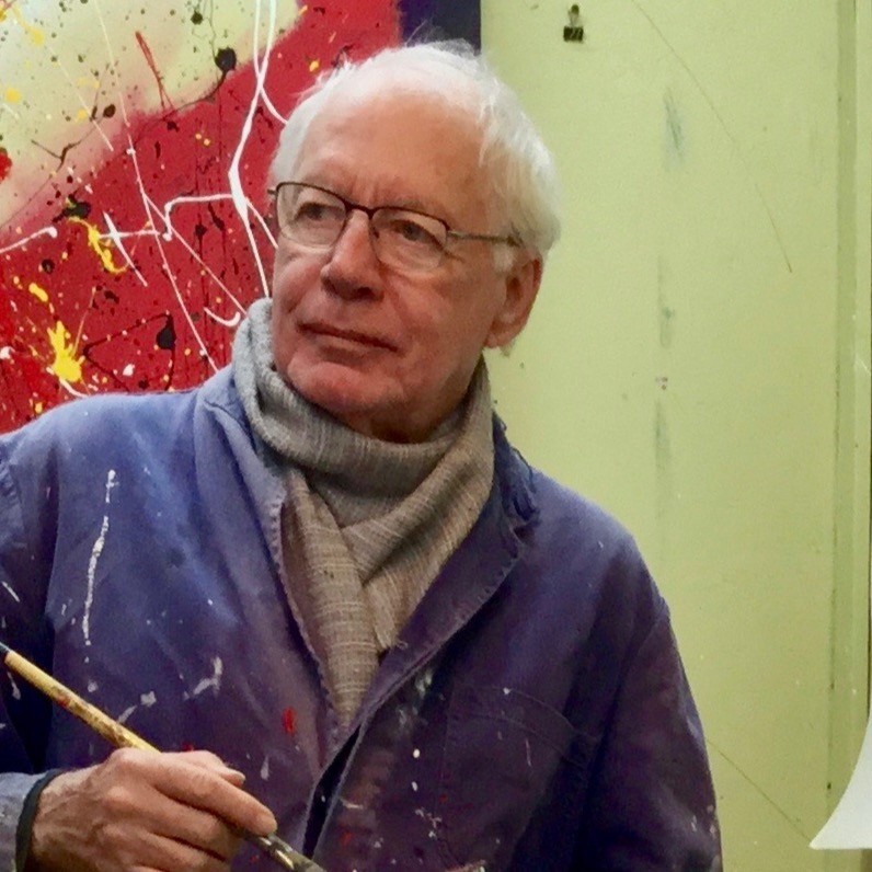 Claude Paquette - The artist at work