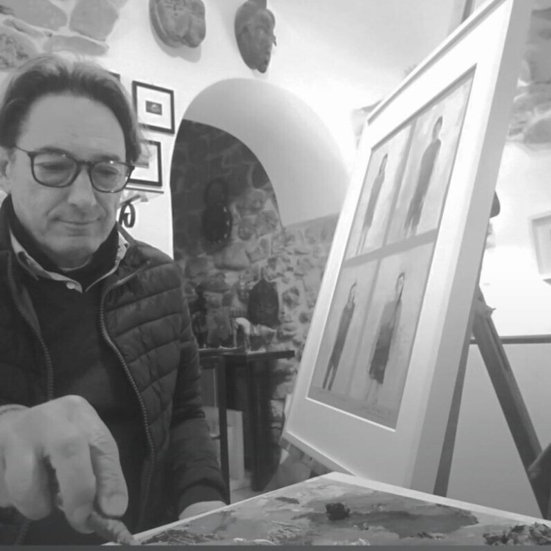 Claudio Marciano - L'artista al lavoro
