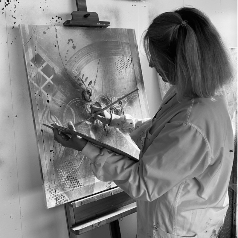 Marie-Laure D'Orso - L'artiste au travail