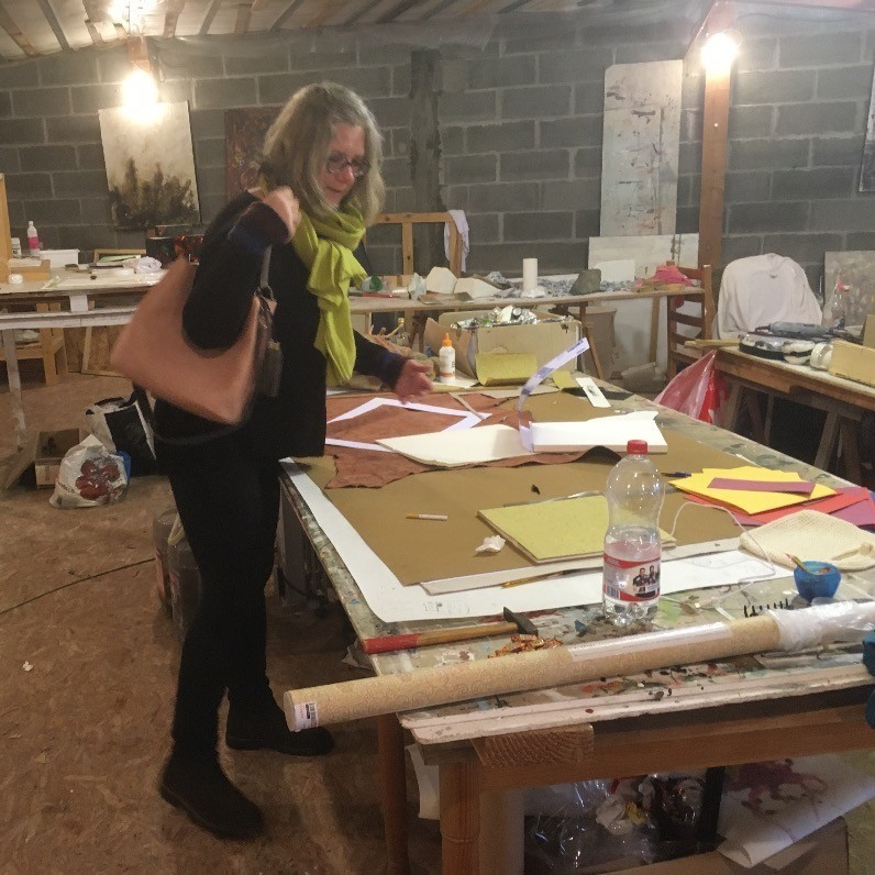 Corinne Rouveyre - The artist at work