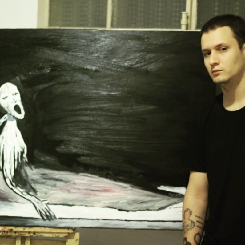 Dimitri Yakutsk - O artista no trabalho