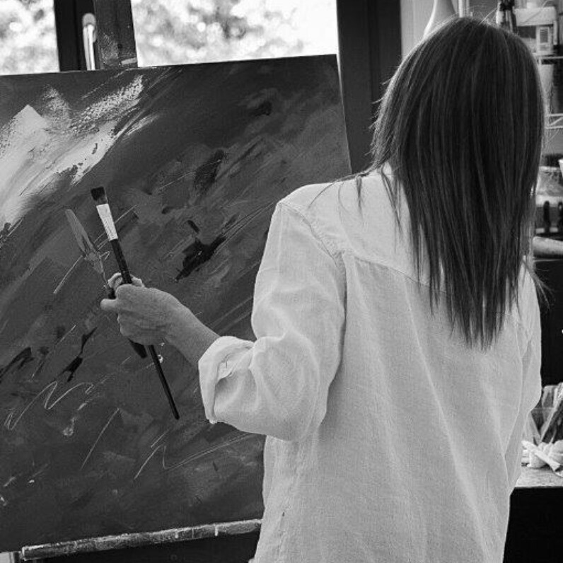 Daniela Issoglio - Ο καλλιτέχνης στην εργασία
