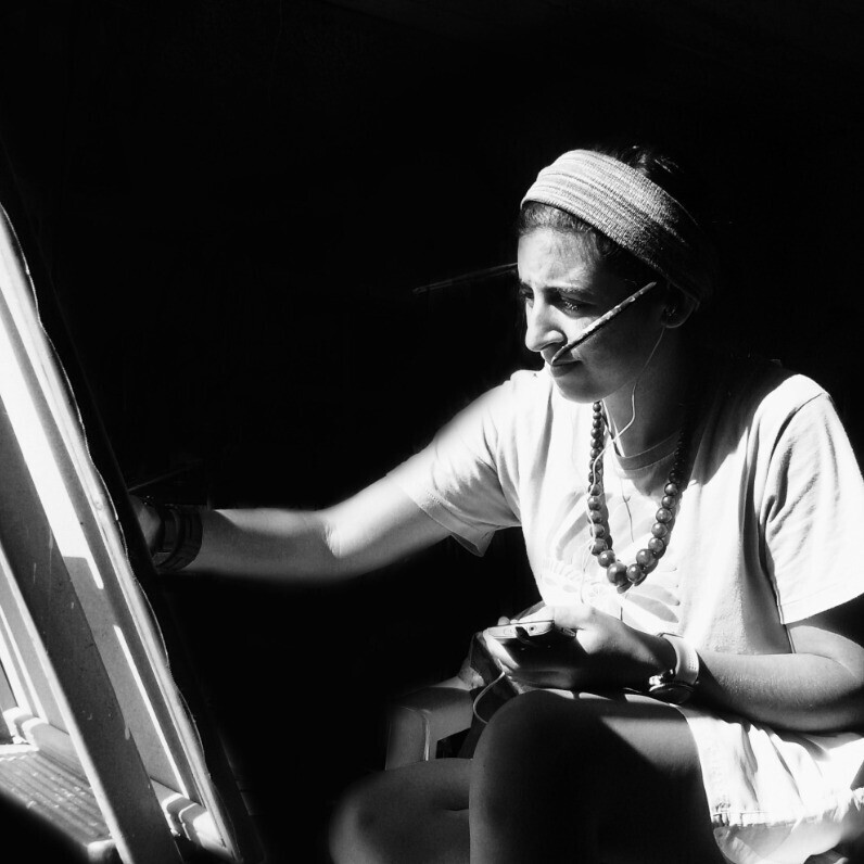 Daniela Silva - Artysta przy pracy