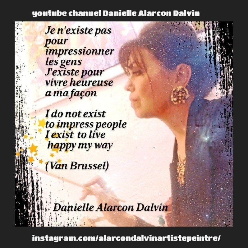 Danielle Alarcon Dalvin - The artist at work