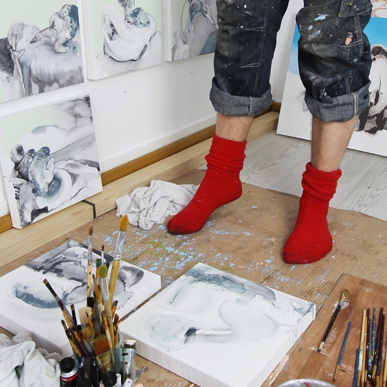 David Al - L'artiste au travail