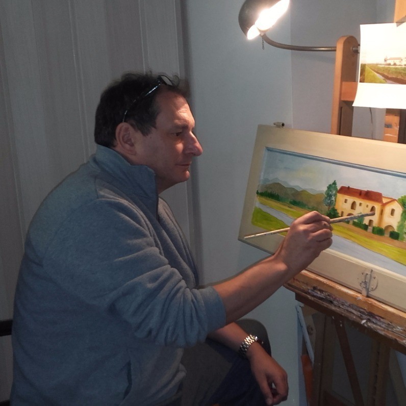 Davide Pacini - The artist at work