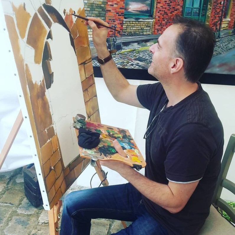 David Le Pichon - The artist at work