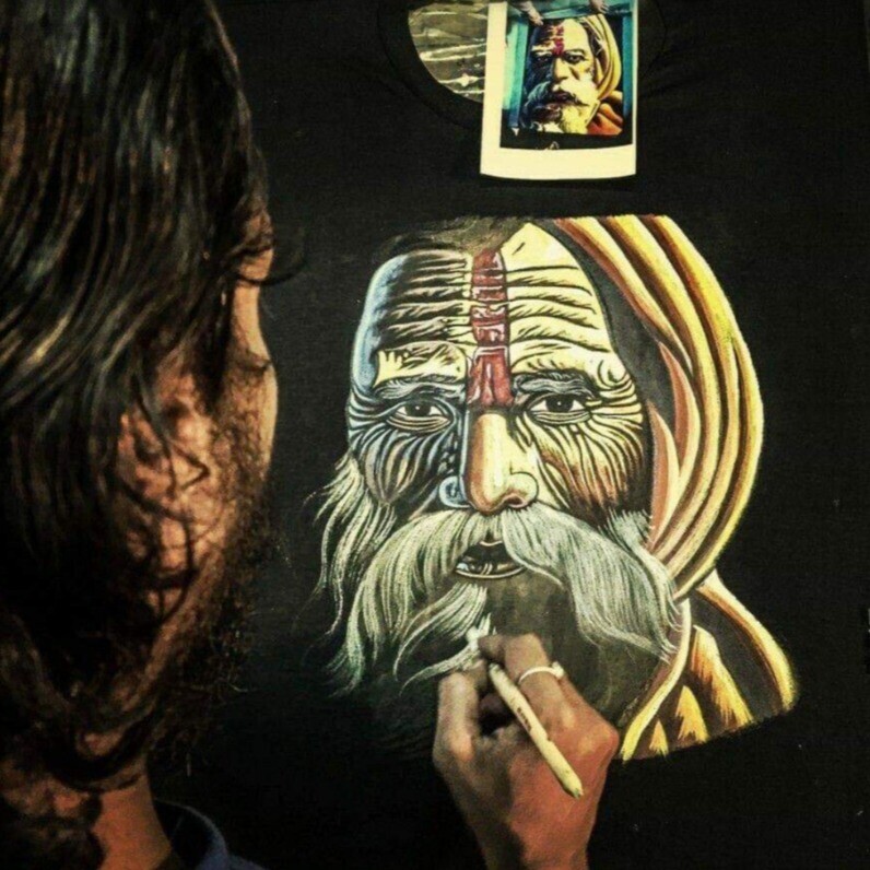 Decora Art Manish Vaishnav - Sanatçı iş başında