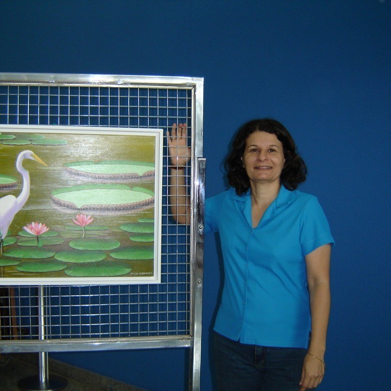 Denise Fernando - Artysta przy pracy