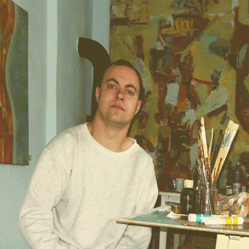 Diaconu Stefan Ioan - The artist at work