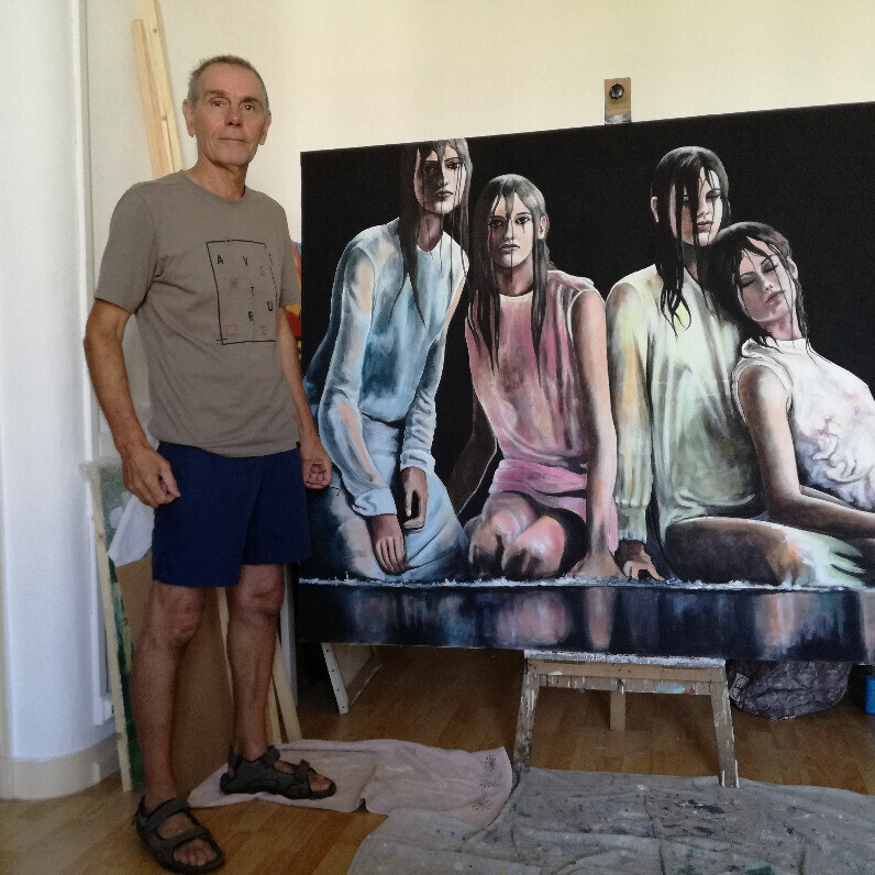 Didier Chiarabini - El artista trabajando