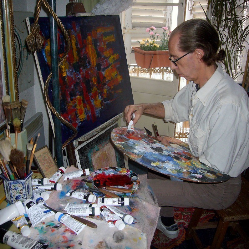 Didier Jouvin - The artist at work