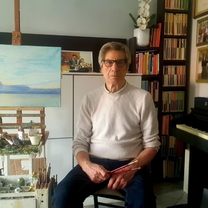 Domenico Ursillo - L'artista al lavoro