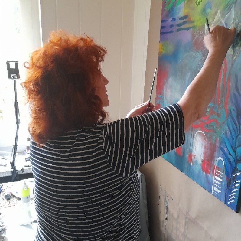 Doris Simon - Der Künstler bei der Arbeit